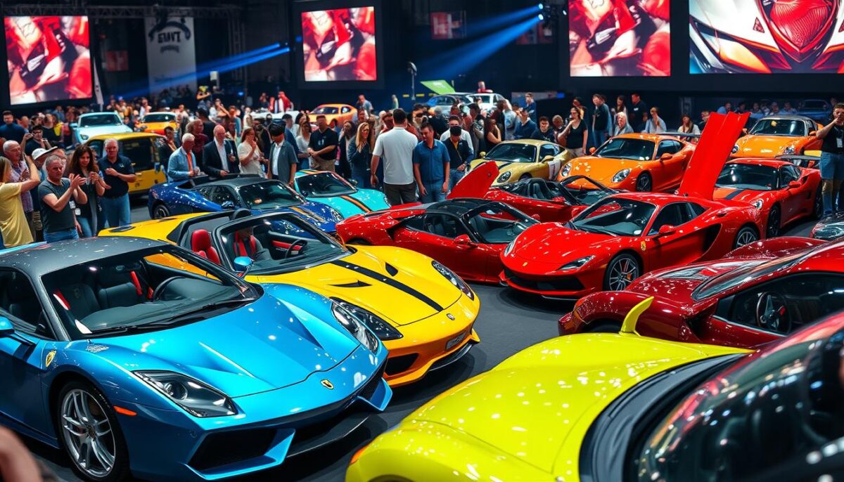 Highlights of supercars and vintage cars at Clarkson, Hammond & May Live